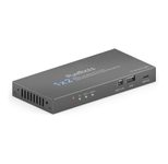 PureTools - 1x2 HDMI2.1 Splitter - 48Gbps - 8K (60Hz 4:2:0) 12 bit, Audio De-Embedding und Signal Management