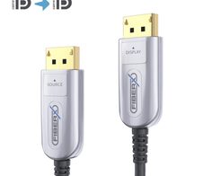 FiberX Serie - DisplayPort 8K Glasfaser Extender Kabel - 70m