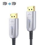 FiberX Serie - DisplayPort 2.0 8K Glasfaser Extender Kabel - 10m
