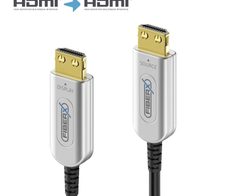 FiberX Serie - HDMI 4K Glasfaser Extender Kabel - 25m