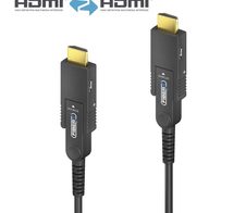 FiberX Serie - Micro HDMI/HDMI 4K Glasfaser Verlängerung  - 100m