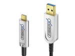 FiberX Serie - USB 3.1 Glasfaser Kabel - USB-A auf USB-C - 30m