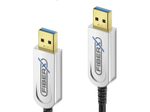 FiberX Serie - USB 3.1 Glasfaser Kabel - USB-A auf USB-A - 40m