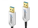 FiberX Serie - USB 3.1 Glasfaser Kabel - USB-A  USB-A - 20m