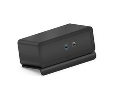 mediahub2 - 7 Steckplätze, freistehend, Tischmodell - schwarzes Gehäuse und matt-schwarze Module. M2 Dock. Buchse - Keine. Stecker - Keiner