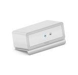 mediahub2 - 7 Steckplätze, freistehend auf dem Tisch - weißes Gehäuse und mattweiße Module. M2 Dock. Buchse - Keine. Stecker - Keiner
