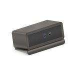 mediahub2 - 7 Steckplätze, freistehend auf Tisch - Space grey Gehäuse und matt-schwarze Module. M2 Dock. Buchse - Keine. Stecker - Keiner