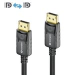 Sonero DisplayPort 1.2v Kabel, 4K60, 30AWG, schwarz, 2,00m