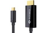 Sonero USB-C auf HDMI Kabel - 2,00m - schwarz