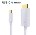Sonero USB-C auf HDMI Kabel - 2,00m - weiß