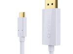 Sonero USB-C auf DP Kabel - 1,00m - weiß