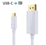 Sonero USB-C auf DP Kabel - 1,00m - weiß