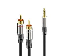 Sonero 2x Cinch auf 3,5mm Audio Kabel 2,0m