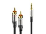 Sonero 2x Cinch auf 3,5mm Audio Kabel 3,0m