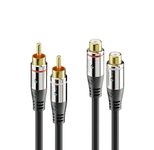 Sonero 2x Cinch Stereo Verlängerung 1,0m