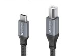 Sonero USB 2.0 Kabel - C/B - Aluminium - space grey/schwarz - 5,00m