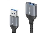 Sonero USB 3.0 Kabel - A/A Verlängerung - Aluminium - space grey/schwarz - 3,00m