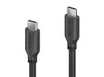 Sonero USB-C auf USB-C Ladekabel - USB 2.0, 60W PD - schwarz - 0,50m