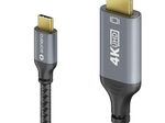 Sonero USB-C auf HDMI Kabel - 4K60, 18Gbps - grau/schwarz - 2,00m