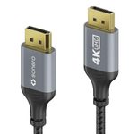 Sonero DisplayPort auf DisplayPort Kabel - 4K60 - grau/schwarz - 1,00m