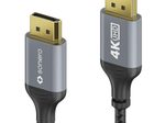 Sonero DisplayPort auf DisplayPort Kabel - 4K60 - grau/schwarz - 2,00m