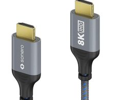 Sonero HDMI auf HDMI Kabel - 8K60 - grau/blau - 1,00m