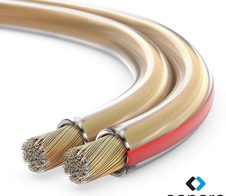 Sonero Lautsprecherkabel 2x1,5mm², CCA 20,0m, transparent