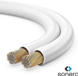 Sonero Lautsprecherkabel 2x4,0mm², CCA 20,0m, weiß