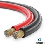 Sonero Lautsprecherkabel 2x1,5mm², CCA 20,0m, rot/schwarz