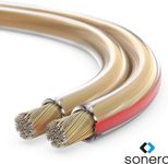 Sonero Lautsprecherkabel 2x2,5mm², CCA 100m, transparent