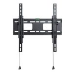 PureMounts TV Halterung mit verstellbaren Armen gegen Diebstahl - VESA 400x400, schwarz