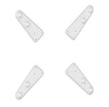 PureMounts Universeller VESA Vergrößerer 200x200 bis 400x400 4tlg. weiß