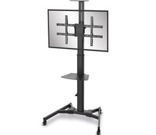 PureMounts TV Standfuß mobil - Single Display bis 70 Zoll