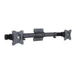 PureMounts Adapter Schreibtisch Halterung VESA75/100 auf 2x VESA75/100