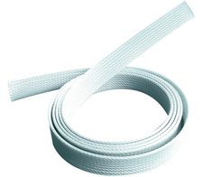 PureMounts Kabelschlauch Polyester 1,80m Weiß