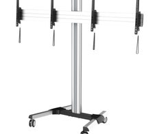 PureMounts TV Cart - Dual Display bis 55 Zoll