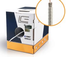 ICE Cable - Koax Kabel, grün, RG-59, 0,81mm (AWG20), geschirmt, grün, 152,50m Pulloutbox