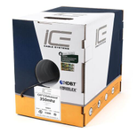 ICE Cable - Cat.5e Kabel, 350MHz, UTP, 24AWG, SBC, HDBaseT, 305m Pulloutbox, Farbe: grün