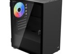 AeroCool PC Gehäuse CS-111-G-BK-v1 Mini-Tower Schwarz