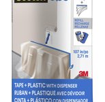 Scotch Blue™ Abdeckfolie mit Abroller transparent 270,0 cm x 17,0 m 1 Rolle