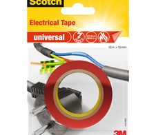Scotch Isolierband universal Electrical Tape 15,0 x 10,0 (mm x m) rot