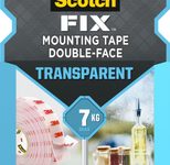 Scotch FIX™ TRANSPARENT doppelseitiges Klebeband