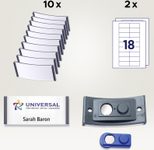 AVERY Zweckform Namensschilder mit Magnet