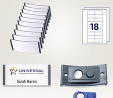 AVERY Zweckform Namensschilder mit Magnet