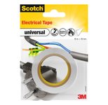 Scotch Isolierband universal Electrical Tape 15,0 x 10,0 (mm x m) weiß