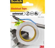 Scotch Isolierband universal Electrical Tape 15,0 x 10,0 (mm x m) weiß