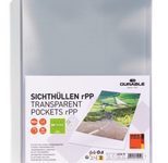 DURABLE Sichthüllen STANDARD DIN A4 transparent glatt 0,10 mm, 100 St.