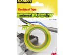 Scotch Isolierband universal Electrical Tape 15,0 x 10,0 (mm x m) grün/gelb