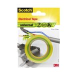 Scotch Isolierband universal Electrical Tape 15,0 x 10,0 (mm x m) grün/gelb