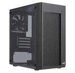 AeroCool PC Gehäuse Hexform G-BK-V2 Mini-Tower Schwarz